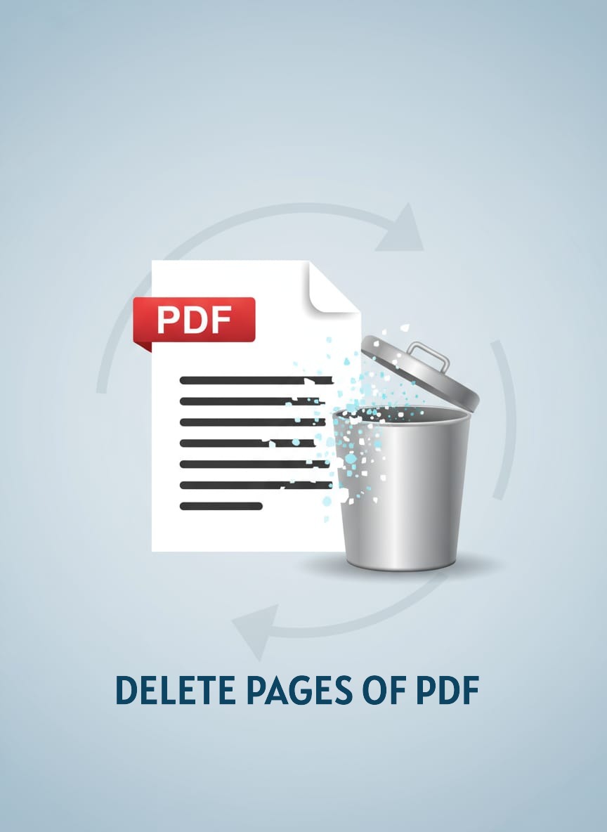 Delete PDF pages process